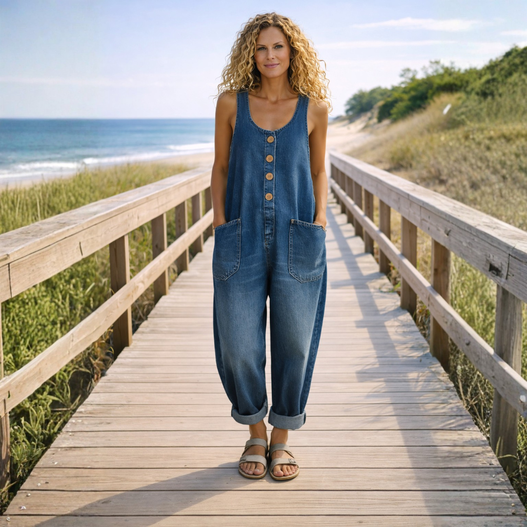 Ardana | Relaxed Denim Jumpsuit