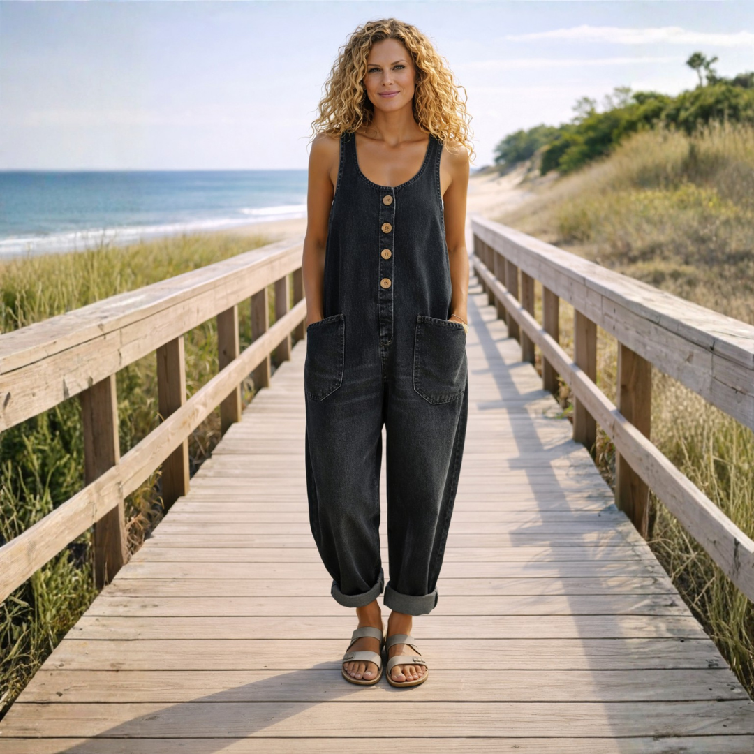Ardana | Relaxed Denim Jumpsuit