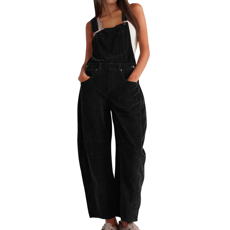 Ethel | Stylish Barrel Wide Leg Overall Jumpsuit